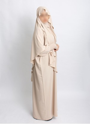 Khimar Set mit Abaya – elegantes 2-teiliges Design | Hoor Al Ayn