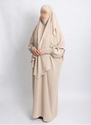 Khimar Set mit Abaya – elegantes 2-teiliges Design | Hoor Al Ayn