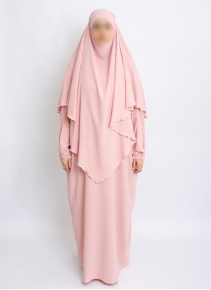 Zweiteiliges Khimar-Set mit Abaya | Hoor Al Ayn