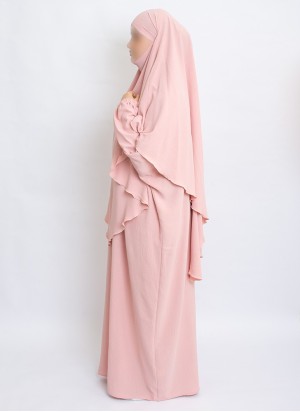 Zweiteiliges Khimar-Set mit Abaya | Hoor Al Ayn