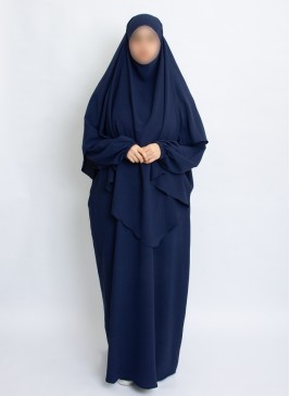 Zweiteiliges Khimar-Set mit Abaya | Hoor Al Ayn