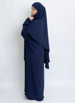 Zweiteiliges Khimar-Set mit Abaya | Hoor Al Ayn