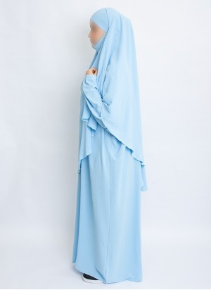 Zweiteiliges Khimar-Set mit Abaya | Hoor Al Ayn