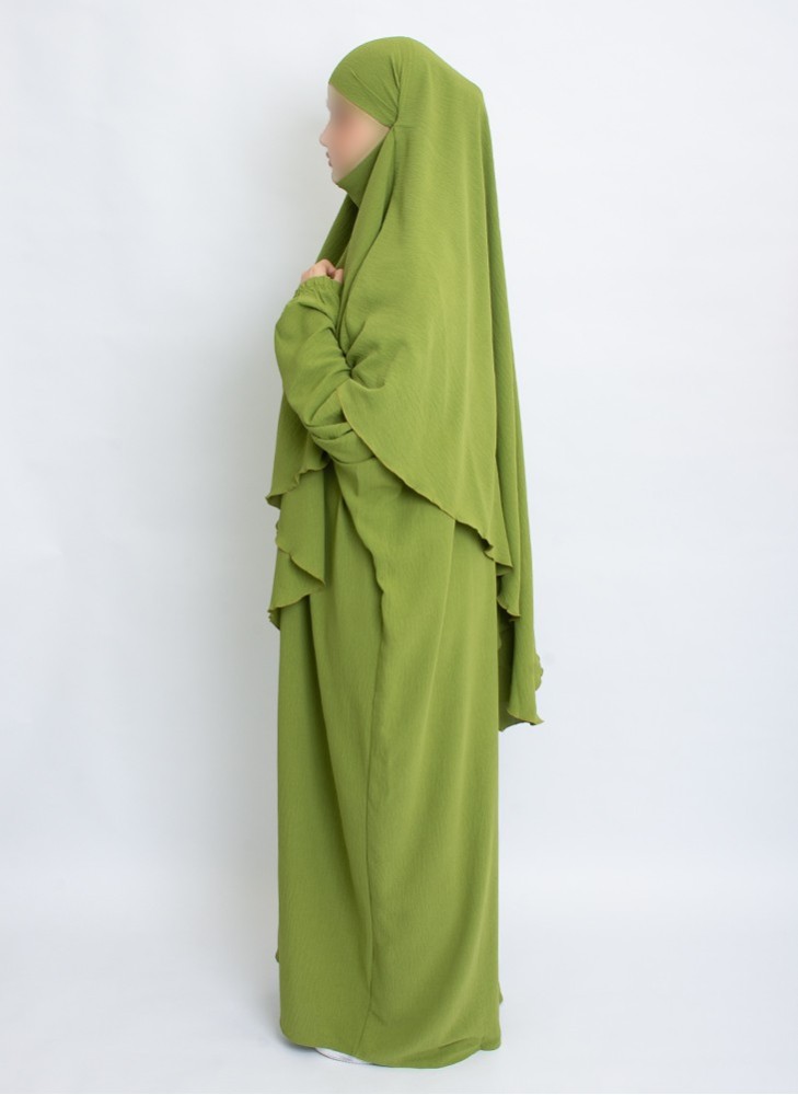 Zweiteiliges Khimar-Set mit Abaya | Hoor Al Ayn