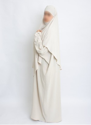 Zweiteiliges Khimar-Set mit Abaya | Hoor Al Ayn