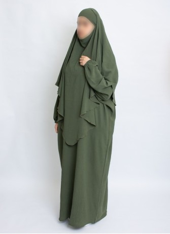 Zweiteiliges Khimar-Set mit Abaya | Hoor Al Ayn