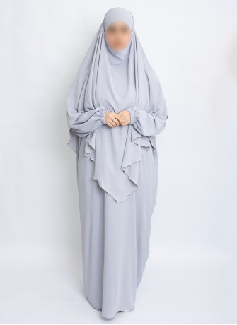 Zweiteiliges Khimar-Set mit Abaya | Hoor Al Ayn