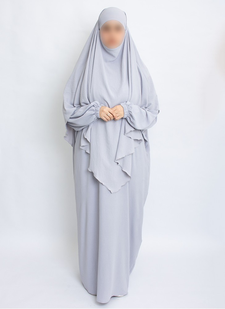 Zweiteiliges Khimar-Set mit Abaya | Hoor Al Ayn
