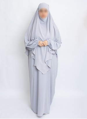Zweiteiliges Khimar-Set mit Abaya | Hoor Al Ayn