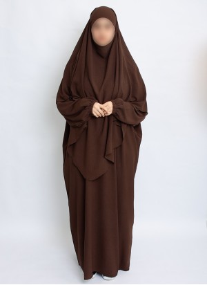 Zweiteiliges Khimar-Set mit Abaya | Hoor Al Ayn