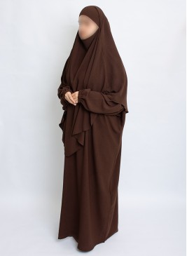Zweiteiliges Khimar-Set mit Abaya | Hoor Al Ayn