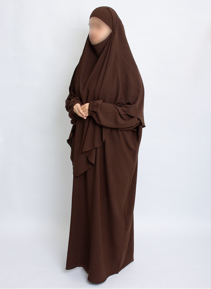 Zweiteiliges Khimar-Set mit Abaya | Hoor Al Ayn