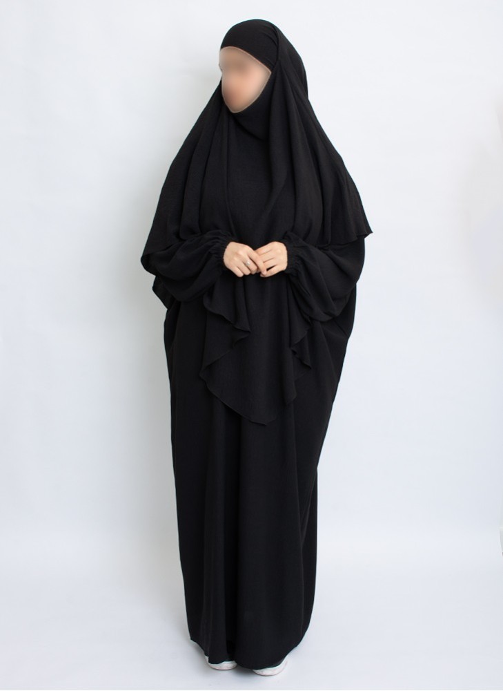 Zweiteiliges Khimar-Set mit Abaya | Hoor Al Ayn