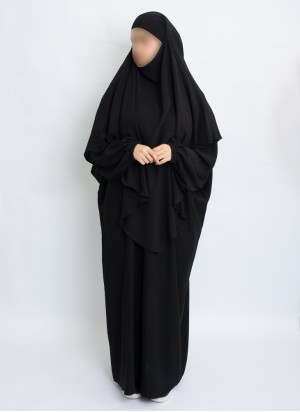 Zweiteiliges Khimar-Set mit Abaya | Hoor Al Ayn