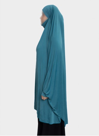 Langer Stretch Khimar zum Binden – Hoor Al Ayn Eigenkollektion