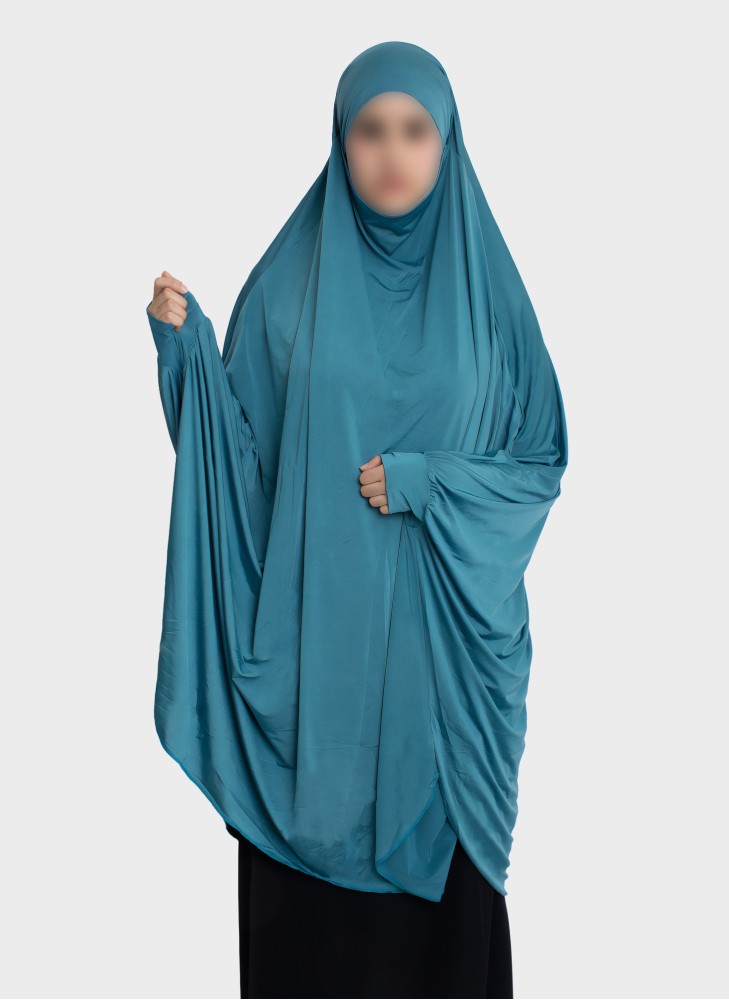 Langer Stretch Khimar zum Binden – Hoor Al Ayn Eigenkollektion