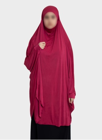 Langer Stretch Khimar zum Binden – Hoor Al Ayn Eigenkollektion