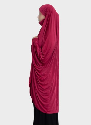 Langer Stretch Khimar zum Binden – Hoor Al Ayn Eigenkollektion