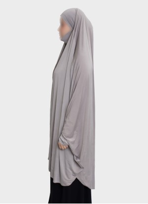 Langer Stretch Khimar zum Binden – Hoor Al Ayn Eigenkollektion