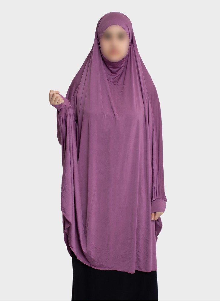 Langer Stretch Khimar zum Binden – Hoor Al Ayn Eigenkollektion