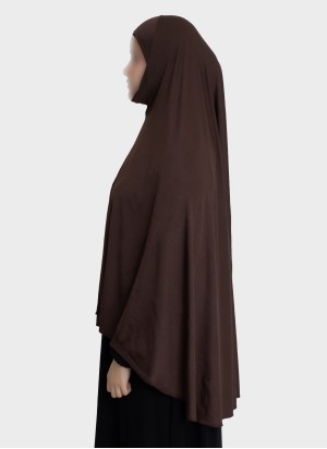 Stretch Khimar mit Kinnabdeckung – Hoor Al Ayn