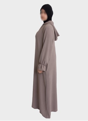 Elegante Abaya mit Stretch-Hijab | Gebetskleidung – Hoor Al Ayn