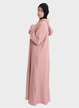 Elegante Abaya mit Stretch-Hijab | Gebetskleidung – Hoor Al Ayn