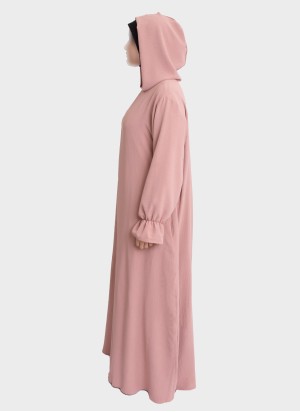 Elegante Abaya mit Stretch-Hijab | Gebetskleidung – Hoor Al Ayn