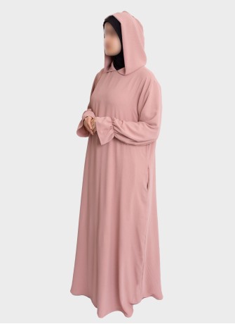 Elegante Abaya mit Stretch-Hijab | Gebetskleidung – Hoor Al Ayn