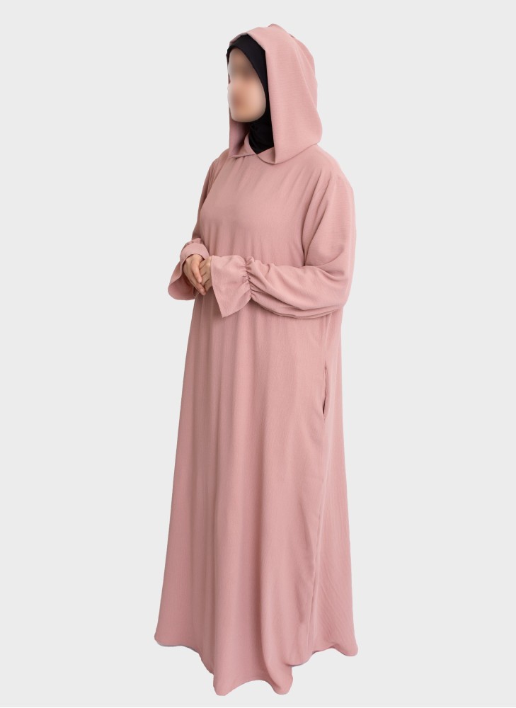 Elegante Abaya mit Stretch-Hijab | Gebetskleidung – Hoor Al Ayn