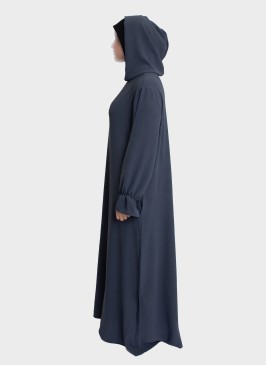 Elegante Abaya mit Stretch-Hijab | Gebetskleidung – Hoor Al Ayn