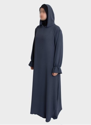 Elegante Abaya mit Stretch-Hijab | Gebetskleidung – Hoor Al Ayn