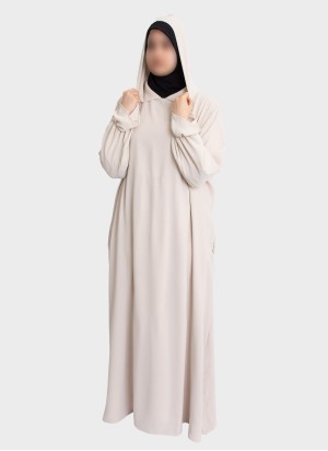 Elegante Abaya mit Stretch-Hijab | Gebetskleidung – Hoor Al Ayn