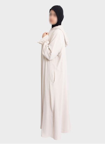 Elegante Abaya mit Stretch-Hijab | Gebetskleidung – Hoor Al Ayn