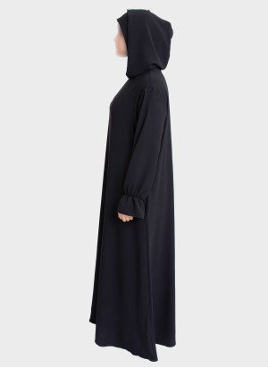 Elegante Abaya mit Stretch-Hijab | Gebetskleidung – Hoor Al Ayn