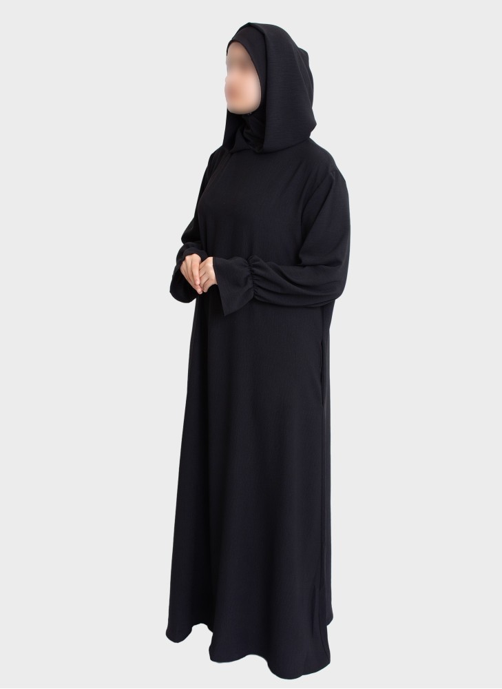 Elegante Abaya mit Stretch-Hijab | Gebetskleidung – Hoor Al Ayn