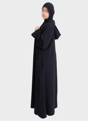 Elegante Abaya mit Stretch-Hijab | Gebetskleidung – Hoor Al Ayn