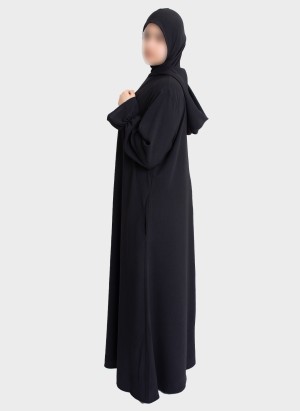 Elegante Abaya mit Stretch-Hijab | Gebetskleidung – Hoor Al Ayn