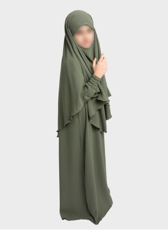 Mädchen Khimar & Abaya Set – Schlicht & Elegant