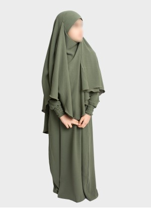 Mädchen Khimar & Abaya Set – Schlicht & Elegant