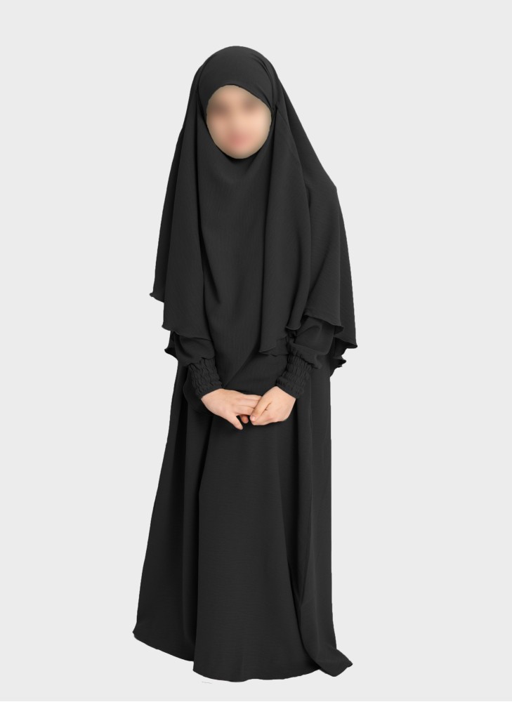 Mädchen Khimar & Abaya Set – Schlicht & Elegant
