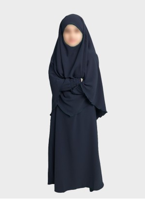 Mädchen Khimar & Abaya Set – Schlicht & Elegant