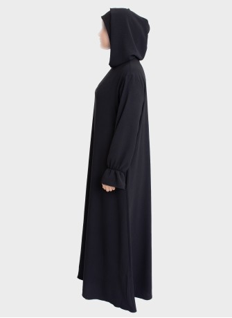 Elegante Gebets-Abaya mit Stretch-Hijab | Gebetskleidung – Hoor Al Ayn