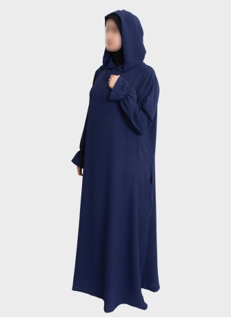 Elegante Gebets-Abaya mit Stretch-Hijab | Gebetskleidung – Hoor Al Ayn