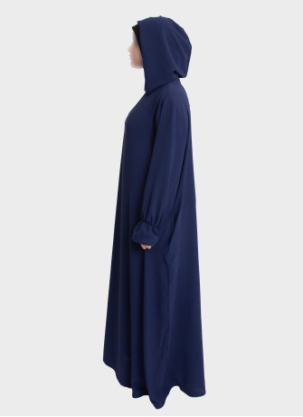 Elegante Gebets-Abaya mit Stretch-Hijab | Gebetskleidung – Hoor Al Ayn
