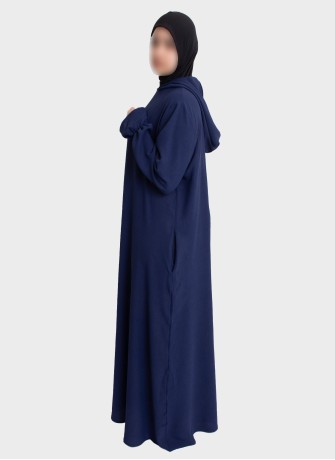 Elegante Gebets-Abaya mit Stretch-Hijab | Gebetskleidung – Hoor Al Ayn