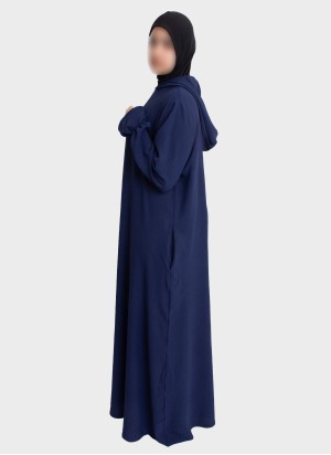Elegante Gebets-Abaya mit Stretch-Hijab | Gebetskleidung – Hoor Al Ayn