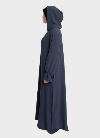 Elegante Gebets-Abaya mit Stretch-Hijab | Gebetskleidung – Hoor Al Ayn