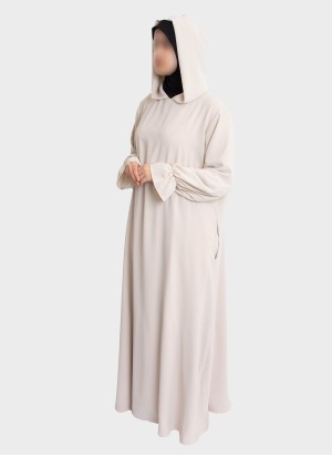 Elegante Gebets-Abaya mit Stretch-Hijab | Gebetskleidung – Hoor Al Ayn